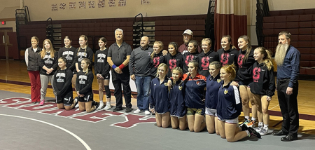 Oxford-Greene girls wrestle against BGH-Sidney-Unatego and Chenango Forks